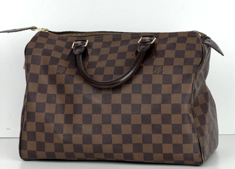 Louis Vuitton Speedy 30 Damier Ebene Top Handle Bag (2007) S14